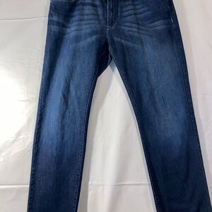 Dkny Blue Straight-Leg Jeans with Natural Fading